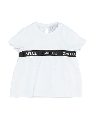 GAëLLE Paris T-shirt Bianco 96% Cotone, 4% Fibre tessili