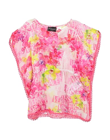 VERSACE YOUNG Top Fuchsia 72% Cotton, 28% Silk, Acetate, Polyester