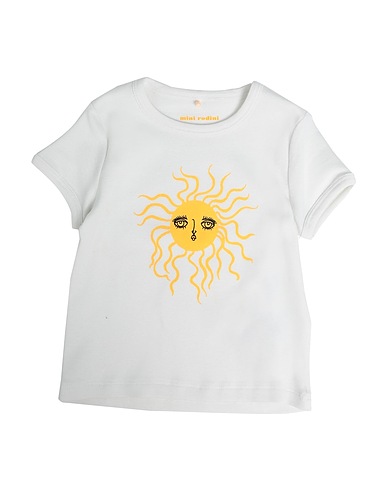 MINI RODINI T-shirt Off white 100% Cotone, Cotone organico