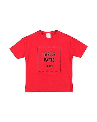 GAëLLE Paris T-shirt Red 90% Cotton, 10% Elastane