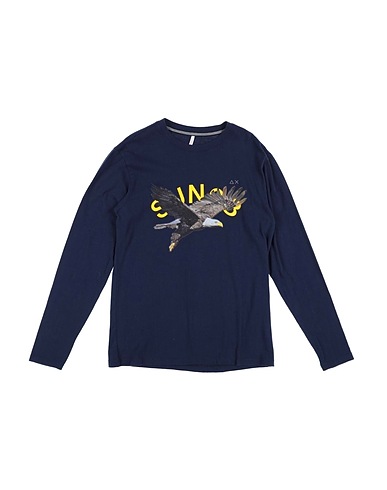 SUN 68 T-shirt Midnight blue 100% Cotton