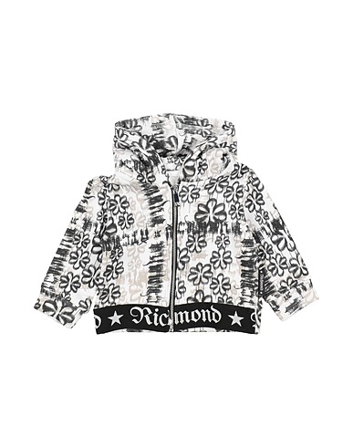 JOHN RICHMOND Hooded track jacket  White 100% Cotton