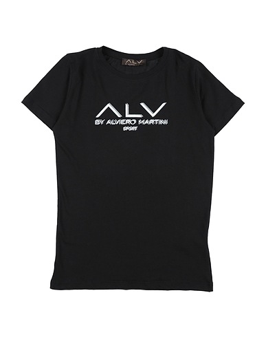 ALV by ALVIERO MARTINI T-shirt Black 100% Cotton