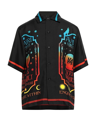 AMIRI Patterned shirt Black 100% Silk
