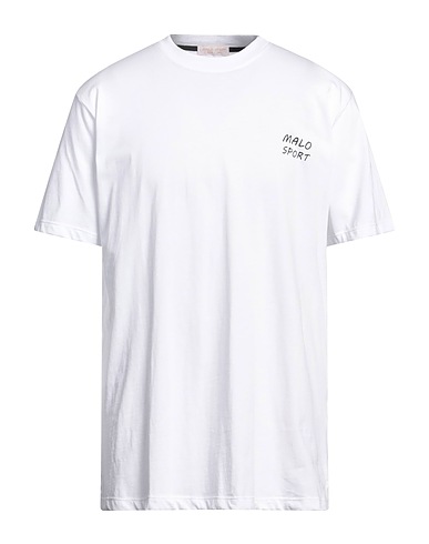 MALO SPORT T-Shirt Weiß 100% Baumwolle
