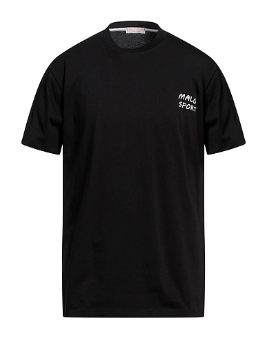 MALO SPORT T-shirt Black 100% Cotton