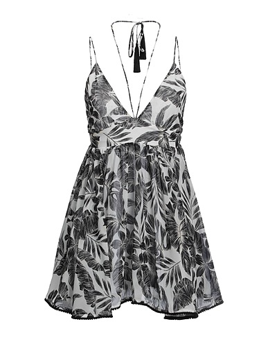 TWINSET Top Black 100% Polyester, Polyamide, Viscose