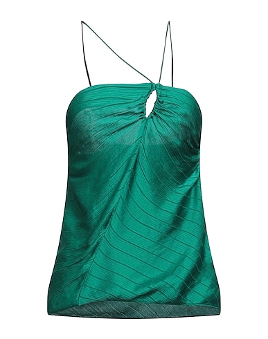 FORTE_FORTE Top Verde smeraldo 70% Viscosa, 30% Seta