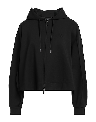 EMPORIO ARMANI Felpa Nero 68% Poliestere, 26% Viscosa, 6% Elastan