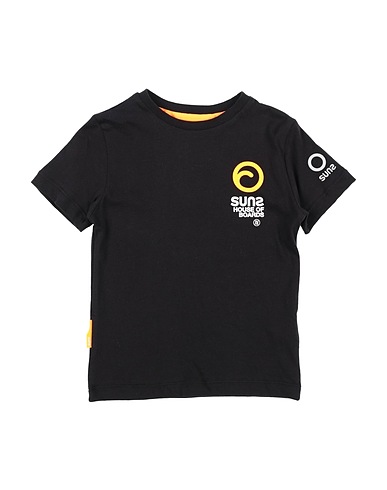 SUNS BOARDS T-shirt Black 100% Cotton