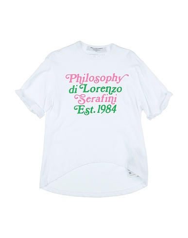 PHILOSOPHY di LORENZO SERAFINI T-shirt White 100% Cotton