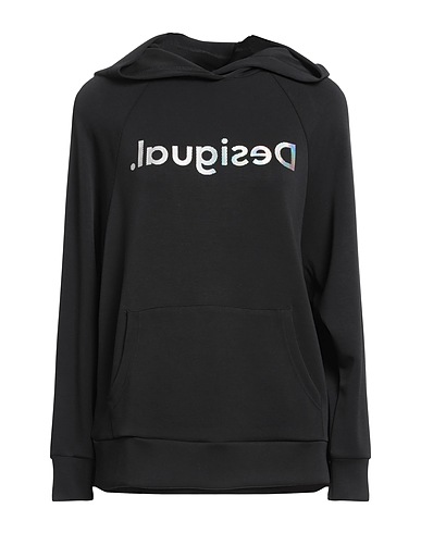 DESIGUAL Felpa Nero 51% Modal, 43% Poliestere, 6% Elastan