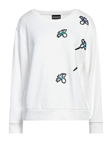 EMPORIO ARMANI Sweatshirt White 88% Cotton, 12% Polyester