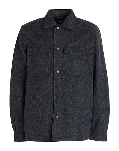 ONLY & SONS Solid colour shirt Charcoal 100% Polyester