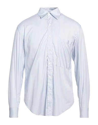 COSTUMEIN Solid color shirt Sky blue 78% Cotton, 22% Lyocell
