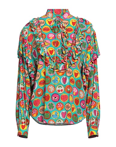 ALESSANDRO ENRIQUEZ Top Turquoise 100% Viscose