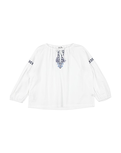 IL GUFO Top White 97% Cotton, 3% Elastane