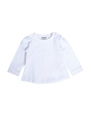 KANZ T-shirt Bianco 95% Cotone, 5% Elastan