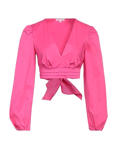PATRIZIA PEPE Top Fuchsia 79% Cotton, 18% Polyamide, 3% Elastane