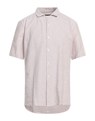 ONLY & SONS Camicia tinta unita Lilla 55% Cotone, 45% Lino