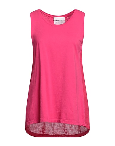 BRAND UNIQUE Tanktop Magenta 60% Baumwolle, 40% Leinen