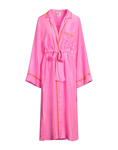 FORTE_FORTE Full-length jacket Pink 100% Silk