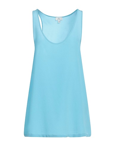ETRO Silk top Azure 100% Silk