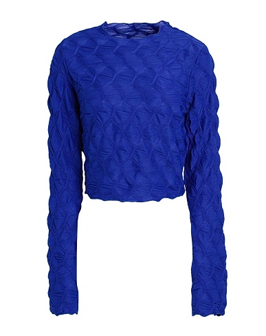 ONLY T-shirt Blue 95% Polyester, 5% Elastane