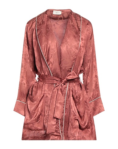 VICOLO Floral shirts & blouses Brick red 100% Viscose