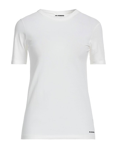 JIL SANDER 베이직 티셔츠 화이트 100% 코튼