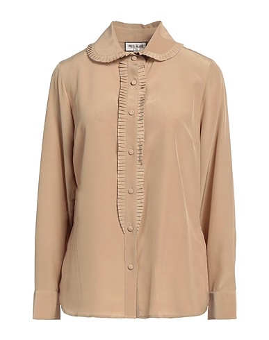 PAUL & JOE Silk shirts & blouses Khaki 100% Silk