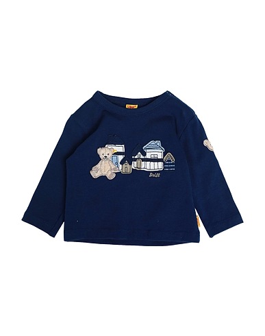 STEIFF T-shirt Blu navy 95% Cotone, 5% Elastan