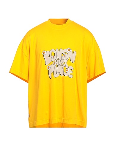 BONSAI T-shirt Yellow 100% Cotton