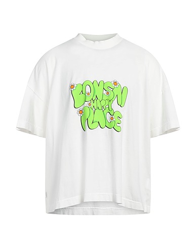 BONSAI T-Shirt Weiß 100% Baumwolle