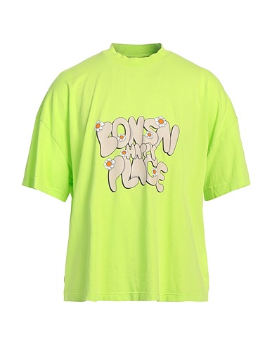 BONSAI T-shirt Lime green 100% Cotton