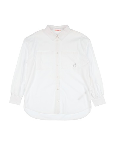 LIU •JO Camisas y blusas estampadas Blanco 100% Algodón