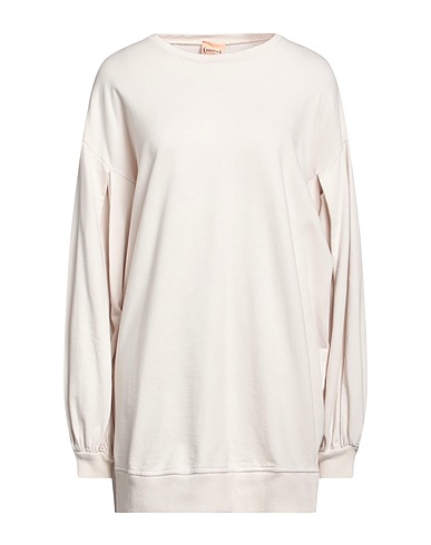 NUDE Felpa Beige 100% Cotone