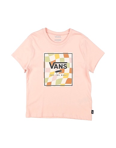 VANS Camiseta CHECKER BOX CREW
 Rosa palo 100% Algodón