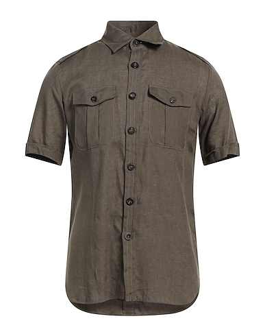 PT Torino Linen shirt Military green 100% Linen