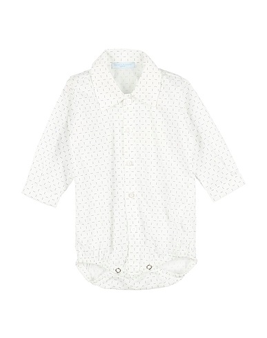 MANUELL & FRANK Baby bodysuit White 100% Cotton