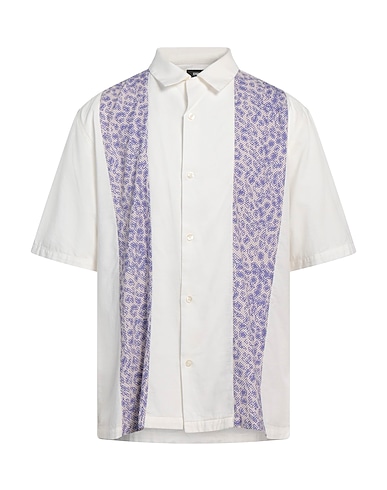 EDWIN Patterned shirt White 100% Cotton
