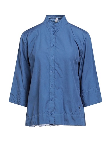 EUROPEAN CULTURE Solid color shirts & blouses 97% Cotton, 3% Elastane
