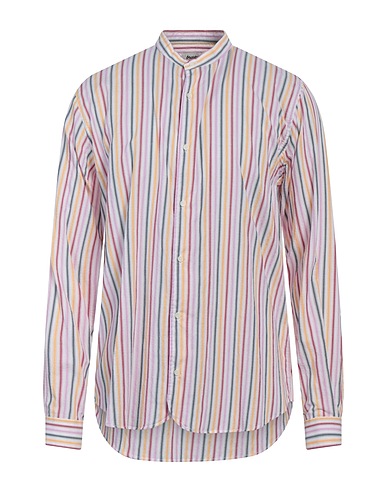 BRAVA FABRICS Camicia a righe Rosa 97% Cotone organico, 2% Poliammide, 1% Elastan