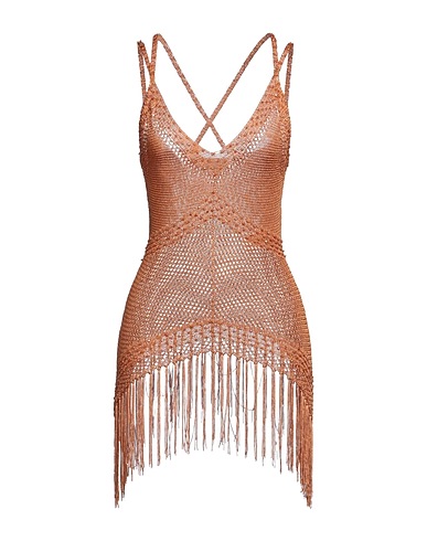 TWINSET Top Tan 100% Viscose, Polyester