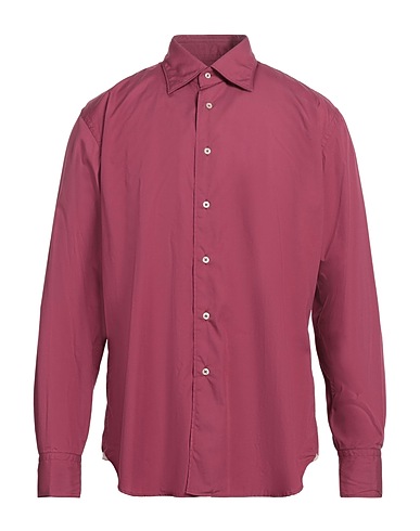 CALIBAN Solid color shirt Mauve 100% Cotton