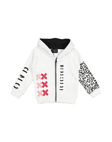 JOHN RICHMOND Felpa Bianco 100% Cotone