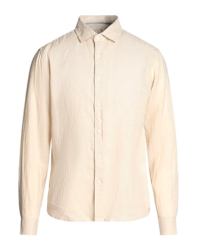 AT.P.CO Einfarbiges Hemd Beige 100% Leinen