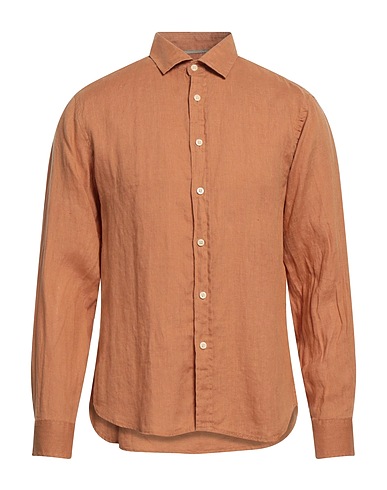 AT.P.CO Camicia in lino Nocciola 100% Lino