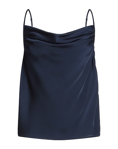 VILA Camisole Blu notte 100% Poliestere