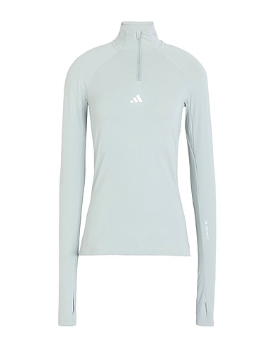 ADIDAS Athletic sweatshirts TF CR 14Z LS Light grey 79% Recycled polyester, 21% Elastane